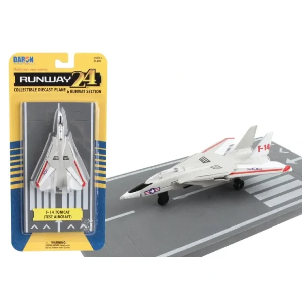 Shop Runway24 F-14 Tomcat (Test Aircraft) - Miniature Marvels: Airplane Models & Painted Dice Airplane Model