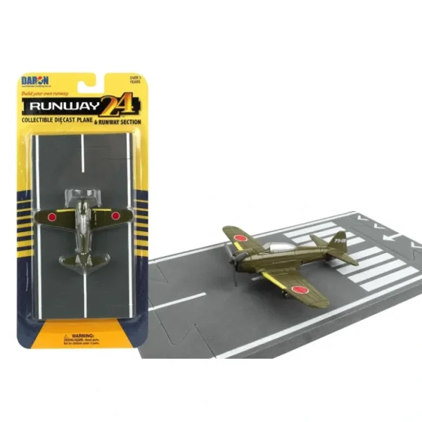 Outlet Runway24 Japanese Zero - Miniature Marvels: Airplane Models & Painted Dice Airplane Model