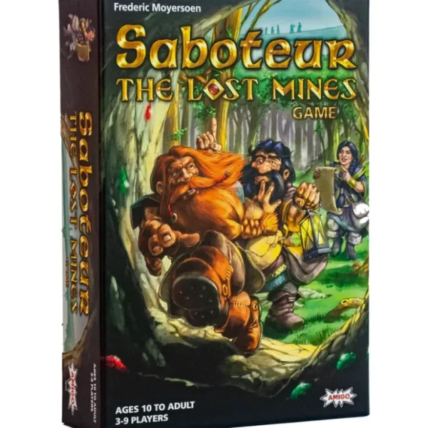 Hot Saboteur: The Lost Mines AGI 18753 - Miniature Marvels: Airplane Models & Painted Dice Board Game
