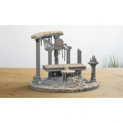 Hot Sacrificial Altar - Miniature Marvels: Airplane Models & Painted Dice Miniature