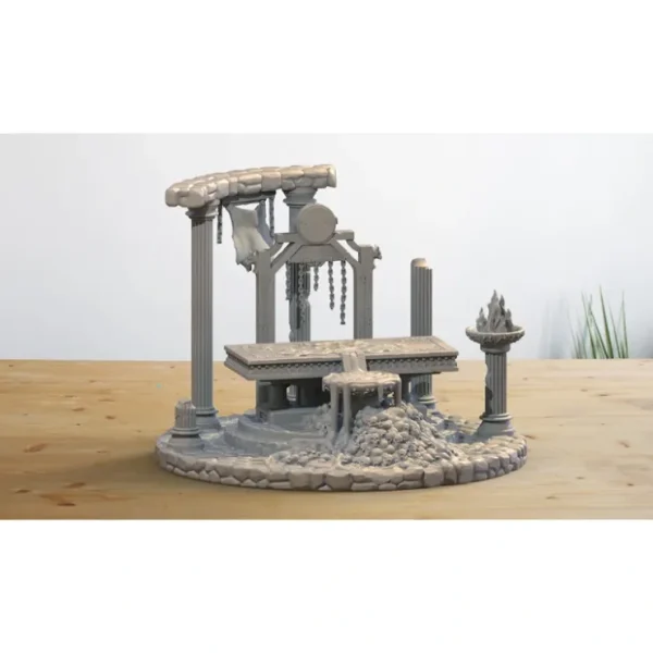 Hot Sacrificial Altar - Miniature Marvels: Airplane Models & Painted Dice Miniature