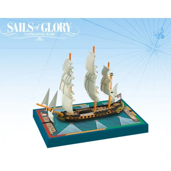 Flash Sale Sails of Glory: Carmagnole 1793 French Frigate Ship Pack AGS SGN105A - Miniature Marvels: Airplane Models & Painted Dice Board Game