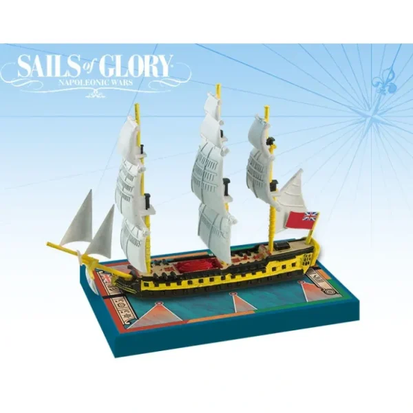 Outlet Sails of Glory: HMS Impetueux 1796 British S.O.L. Ship Pack AGS SGN102A - Miniature Marvels: Airplane Models & Painted Dice Board Game