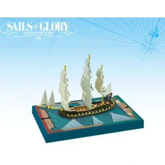 Best Sails of Glory: HMS Orpheus 1780 British Frigate Ship Pack AGS SGN103C - Miniature Marvels: Airplane Models & Painted Dice Board Game