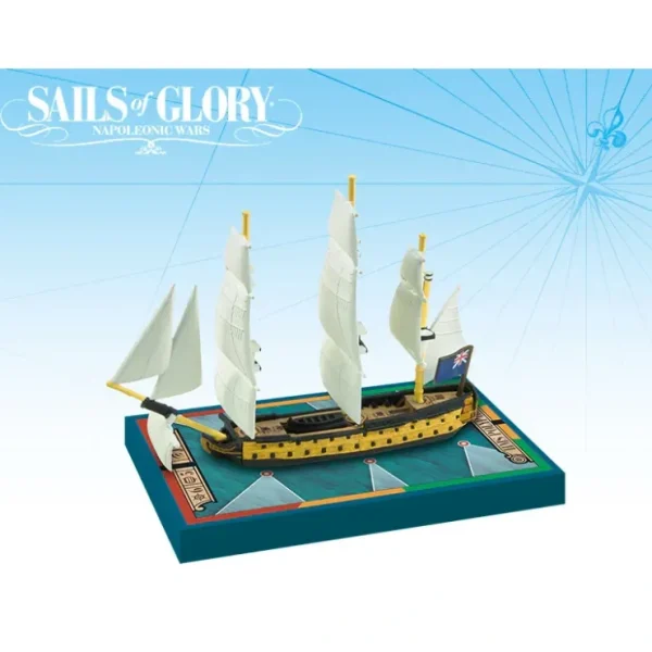 New Sails of Glory: HMS Polyphemus 1782 / HMS America 1777 AGS SGN114B - Miniature Marvels: Airplane Models & Painted Dice Board Game