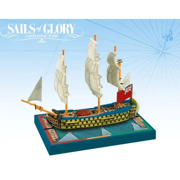 New Sails of Glory: HMS Royal George 1788 British SotL Ship Pack AGS SGN108B - Miniature Marvels: Airplane Models & Painted Dice Board Game