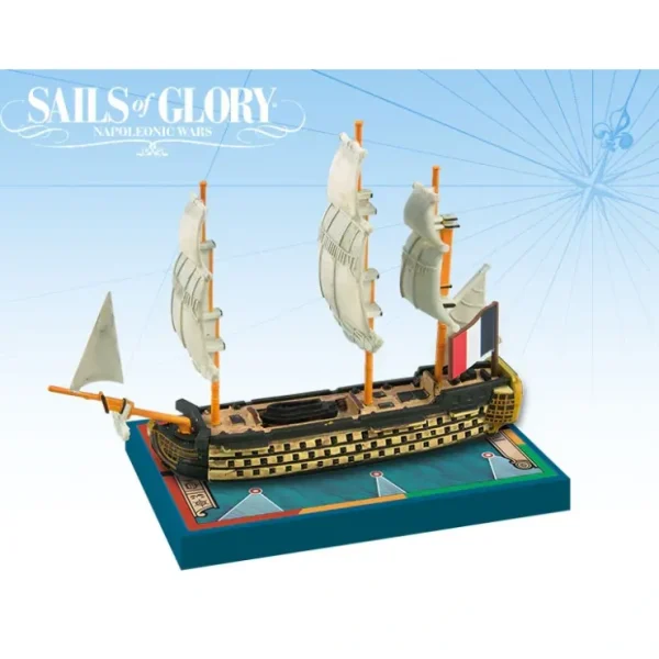 Fashion Sails of Glory: Imprial 1791 French SotL Ship Pack AGS SGN106C - Miniature Marvels: Airplane Models & Painted Dice Board Game