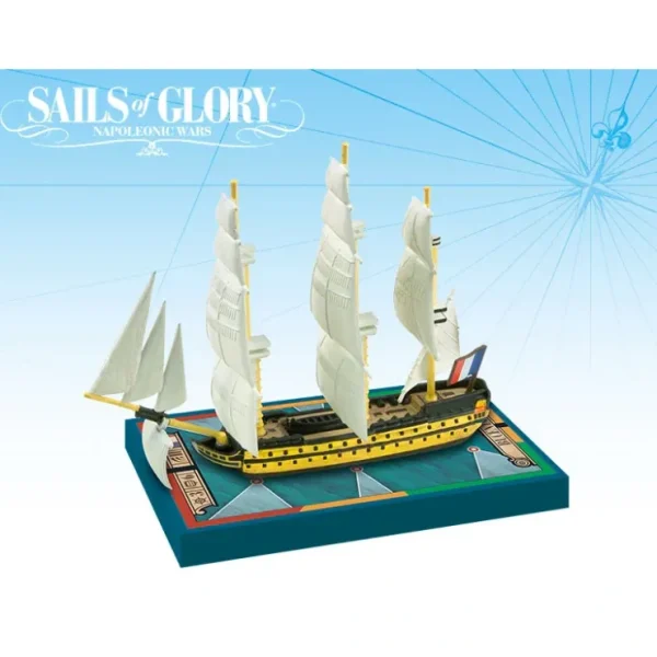 Online Sails of Glory: Neptune 1803/Ville de Varsovie 1808 AGS SGN115B - Miniature Marvels: Airplane Models & Painted Dice Board Game