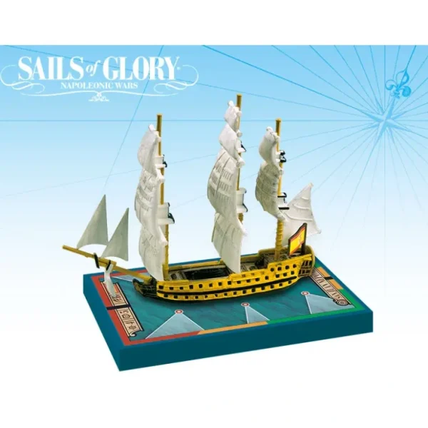 Sale Sails of Glory: San Juan Nepomuceno 1766 / San Francisco de Asis 1767 AGS SGN112A - Miniature Marvels: Airplane Models & Painted Dice Board Game