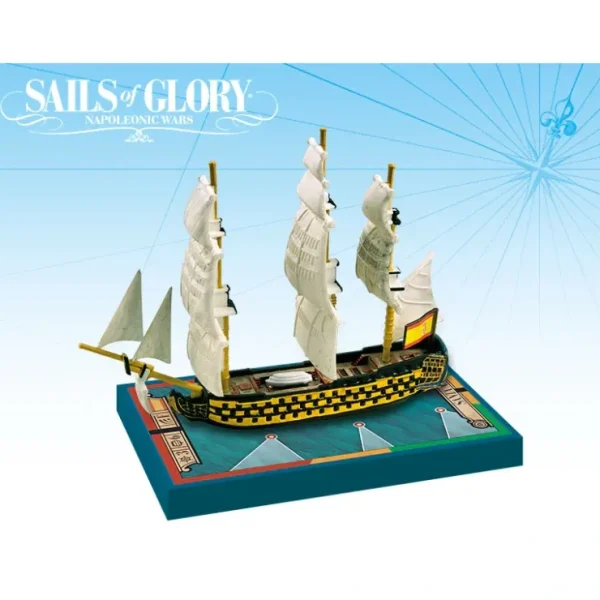 Discount Sails of Glory: Santa Ana 1784/ Mejicano 1786 AGS SGN111A - Miniature Marvels: Airplane Models & Painted Dice Board Game