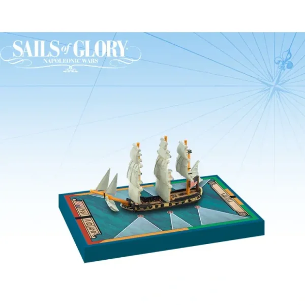 Online Sails of Glory: Thorn 1779 American Ship Sloop Ship Pack AGS SGN107C - Miniature Marvels: Airplane Models & Painted Dice Board Game