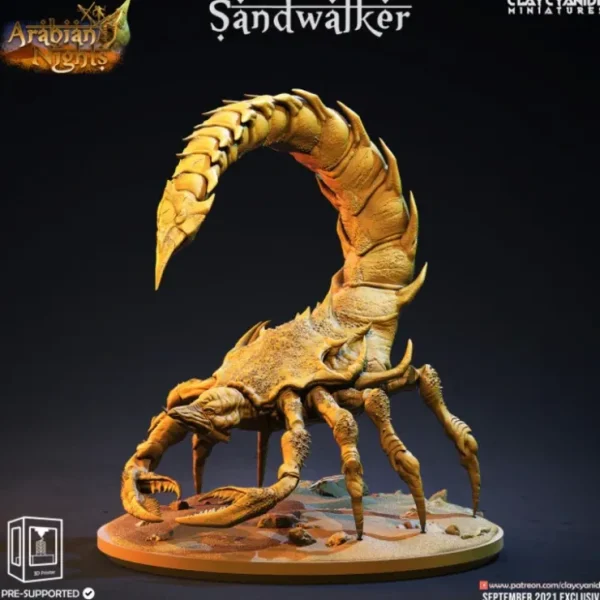 Flash Sale Sandwalker - Miniature Marvels: Airplane Models & Painted Dice Miniature