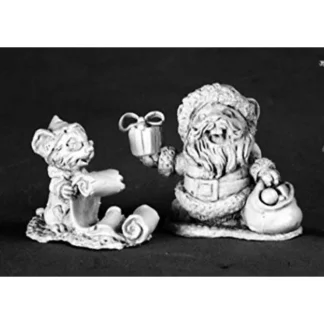 Fashion Santa Mousling and Helper: Dark Heaven Legends RPR 03543 - Miniature Marvels: Airplane Models & Painted Dice Miniature