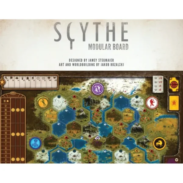 Discount Scythe: Modular Board STM 638 - Miniature Marvels: Airplane Models & Painted Dice Board Game