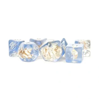 New Sea Conch 16mm Resin Poly Set MET 603 - Miniature Marvels: Airplane Models & Painted Dice Dice