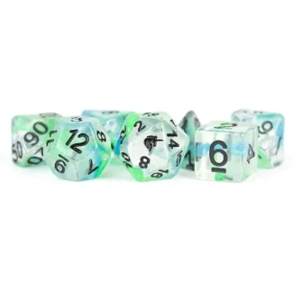 Cheap Sea Kelp 16mm Poly Dice Set MET 715 - Miniature Marvels: Airplane Models & Painted Dice Dice
