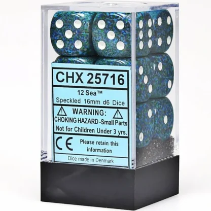 Flash Sale Sea: Speckled 12d6 16mm Dice Set CHX 25716 - Miniature Marvels: Airplane Models & Painted Dice Dice