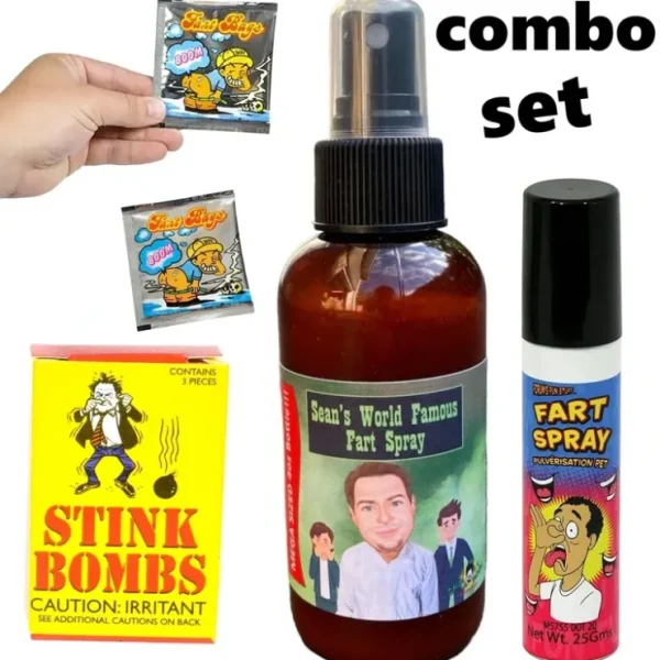 Fashion 1 Sean's Fart Spray-2 Fart Bombs-Box of 3 Stink Bombs-1 Forum's Fart Spray COMBO - Miniature Marvels: Airplane Models & Painted Dice Egpull