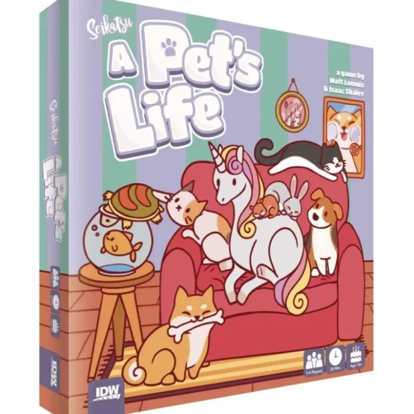 Online Seikatsu: A Pet's Life IDW 01827 - Miniature Marvels: Airplane Models & Painted Dice Board Game