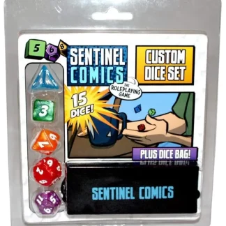 Fashion Sentinel Comics RPG: Dice Set GTG SRPG-DICE - Miniature Marvels: Airplane Models & Painted Dice Dice