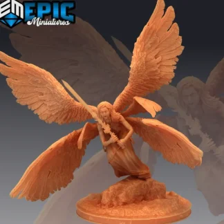 Clearance Seraphim Angel Attacking - Miniature Marvels: Airplane Models & Painted Dice Miniature