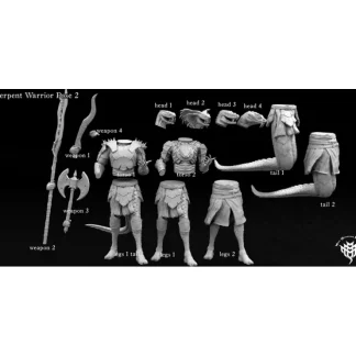 Shop Serpent Male Kitbash Set 2 - Miniature Marvels: Airplane Models & Painted Dice Miniature