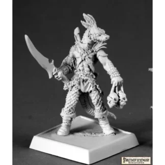 Hot Serpentfolk Warrior: Pathfinder RPR 60074 - Miniature Marvels: Airplane Models & Painted Dice Miniature