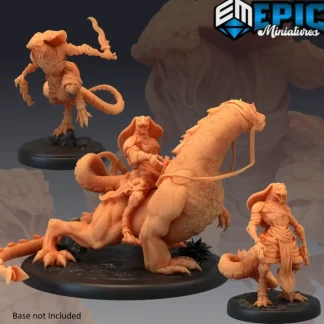 Store Serpentfolk Warriors - Miniature Marvels: Airplane Models & Painted Dice Miniature