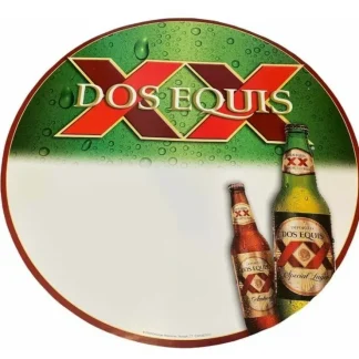 Sale SET OF 2 Dos Equis Beer Bottle Posters Bar Pub Signs - Mancave Wall Decor - Miniature Marvels: Airplane Models & Painted Dice Egpull