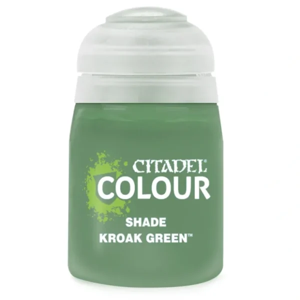 Online SHADE: KROAK GREEN (18ML) - Miniature Marvels: Airplane Models & Painted Dice Paint