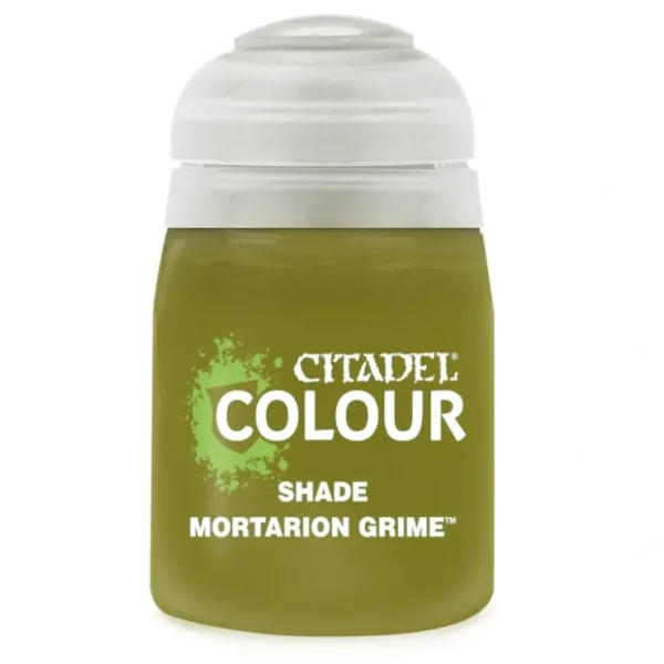 Clearance SHADE: MORTARION GRIME (18ML) - Miniature Marvels: Airplane Models & Painted Dice Paint