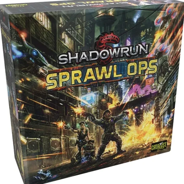 Best Shadowrun: Sprawl Ops Board Game CAT 77700 - Miniature Marvels: Airplane Models & Painted Dice Board Game