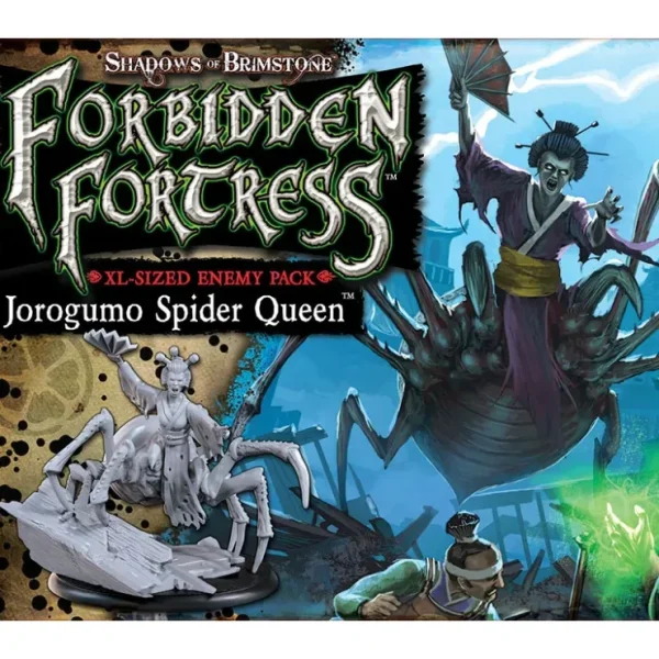 Cheap Shadows of Brimstone: Forbidden Fortress - Jorogumo Spider Queen FFP 07E14 - Miniature Marvels: Airplane Models & Painted Dice Board Game