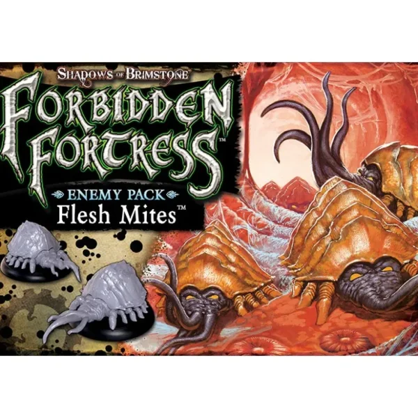 Sale Shadows of Brimstone: Forbidden Fortress - Flesh Mites Enemy Pack FFP 07E15 - Miniature Marvels: Airplane Models & Painted Dice Board Game