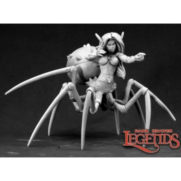 New Shaerileth, Spider Demoness: Dark Heaven Legends RPR 03465 - Miniature Marvels: Airplane Models & Painted Dice Miniature