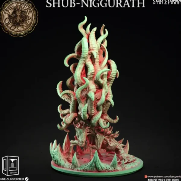 Hot Shub-Niggurath - Miniature Marvels: Airplane Models & Painted Dice Miniature