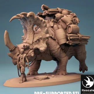 Clearance Sinoceratops Packed - Miniature Marvels: Airplane Models & Painted Dice Miniature