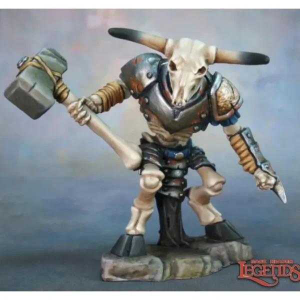 Shop Skeletal Minotaur: Dark Heaven Legends RPR 03820 - Miniature Marvels: Airplane Models & Painted Dice Miniature