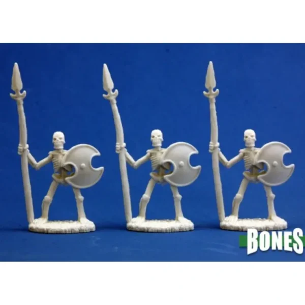 Online Skeletal Spearmen (3): Bones RPR 77001 - Miniature Marvels: Airplane Models & Painted Dice Miniature