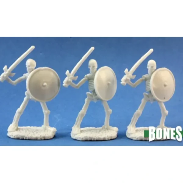 New Skeletal Swordsman (3): Bones RPR 77017 - Miniature Marvels: Airplane Models & Painted Dice Miniature