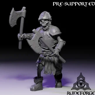Outlet Skeleton Armored Bundle - Miniature Marvels: Airplane Models & Painted Dice Miniature