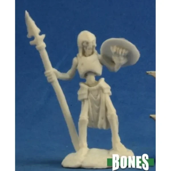 Outlet Skeleton Guardian Spearman (3): Bones RPR 77239 - Miniature Marvels: Airplane Models & Painted Dice Miniature