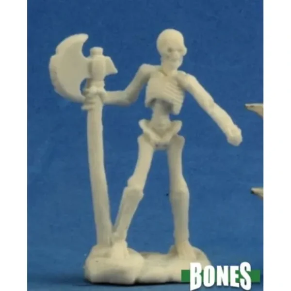 Cheap Skeleton Warrior Axeman (3): Bones RPR 77243 - Miniature Marvels: Airplane Models & Painted Dice Miniature