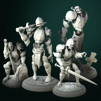 Outlet Skeleton Warrior Bundle - Miniature Marvels: Airplane Models & Painted Dice Miniature