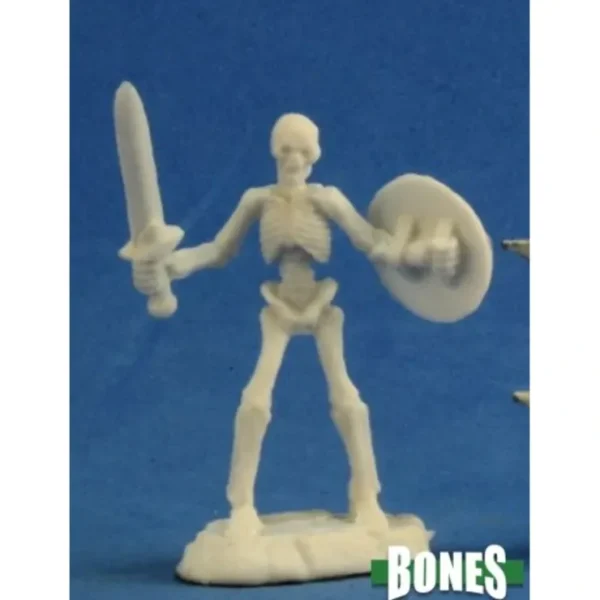 Clearance Skeleton Warrior Sword (3): Bones RPR 77242 - Miniature Marvels: Airplane Models & Painted Dice Miniature