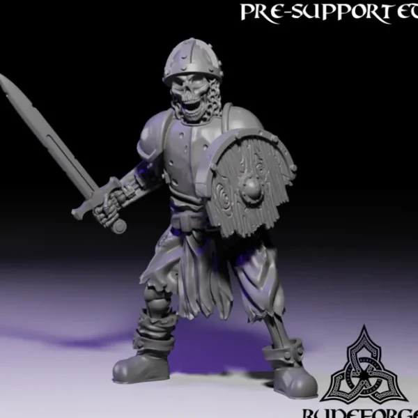 Sale Skeleton Weapon & Shield Bundle - Miniature Marvels: Airplane Models & Painted Dice Miniature