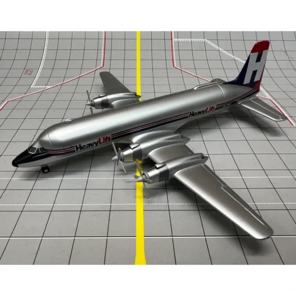 Cheap Sky Classics 1:200 Canadair CL-44-0 "Heavylift" - Miniature Marvels: Airplane Models & Painted Dice Airplane Model