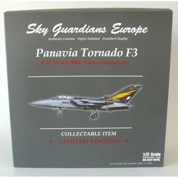 Outlet Sky Guardians SGE72-001-006 1:72 Panavia Tornado F3 RAF 111 Sqn 90th Anniv - Miniature Marvels: Airplane Models & Painted Dice Airplane Model