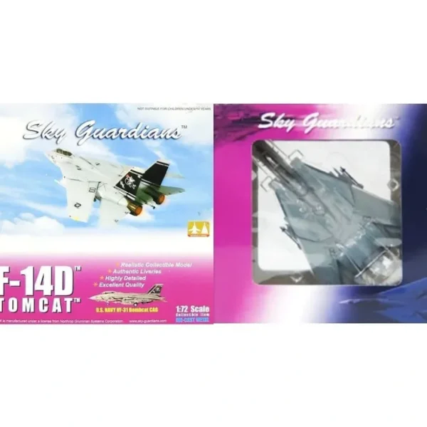 Cheap Sky Guardians WTW-72-009-006 1:72 F-14D Tomcat VF-31 - Miniature Marvels: Airplane Models & Painted Dice Airplane Model