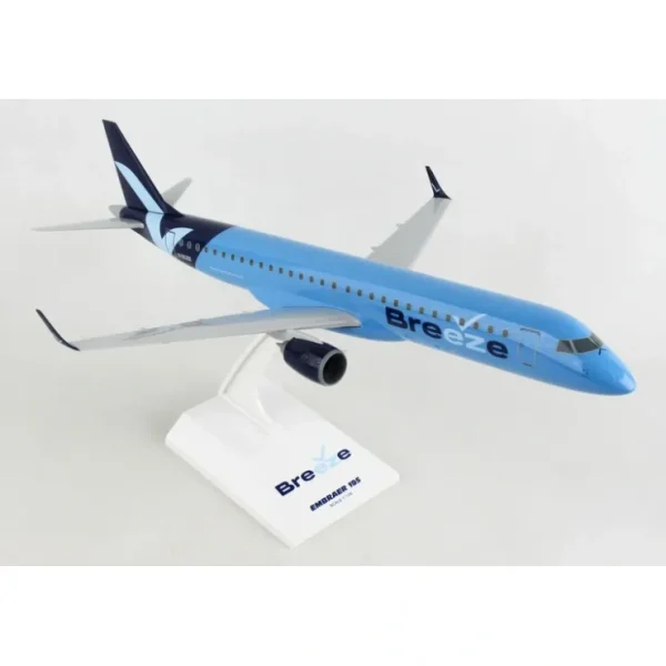 Cheap SkyMarks 1:100 Breeze Embraer E195 N190BZ SKR1106 - Miniature Marvels: Airplane Models & Painted Dice Airplane Model